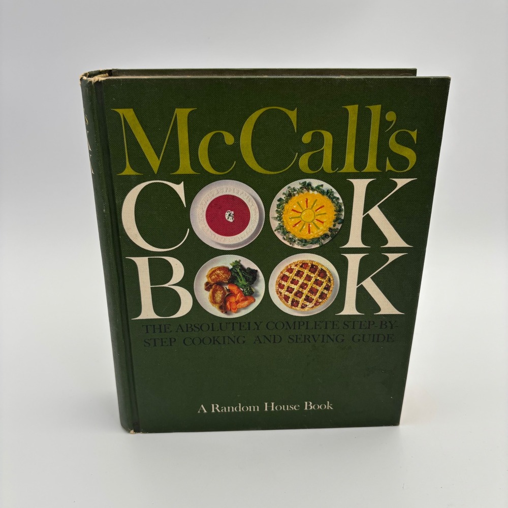 McCall's Cook Book First Edition 1963 Green Hardcover Good‎ Vintage 1st Printing